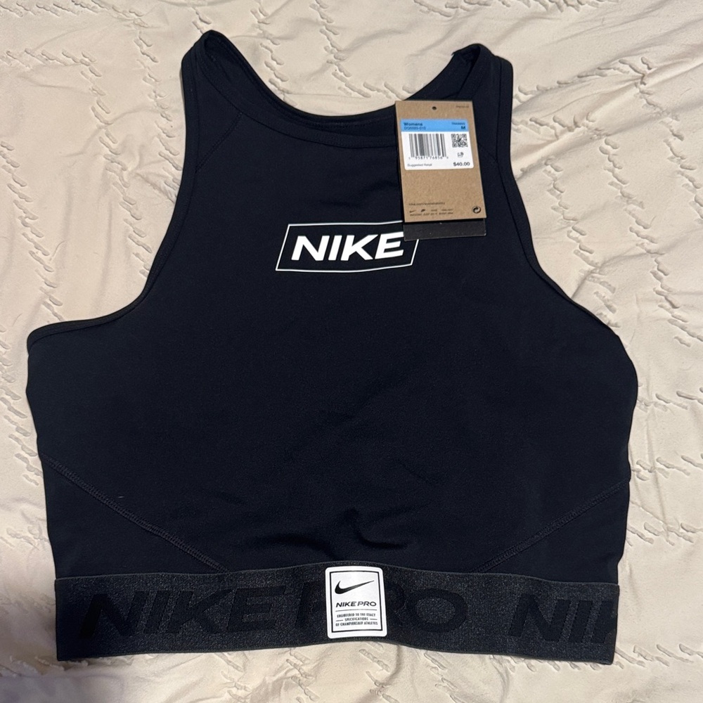 Nike Pro Black Crop Top